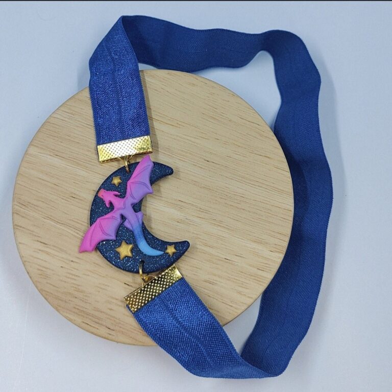 PwettyPolly Polymer Dragon Bookmark